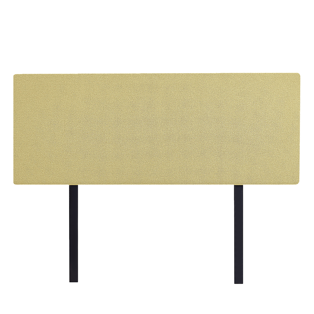 Palermo Linen Fabric Double Bed Deluxe Headboard Bedhead Sulfur Yellow Headboards & Footboards