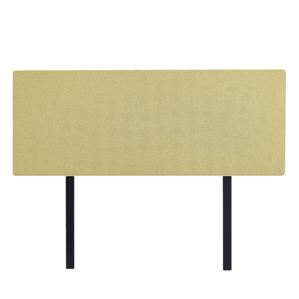 Palermo Linen Fabric Double Bed Deluxe Headboard Bedhead Sulfur Yellow Headboards & Footboards