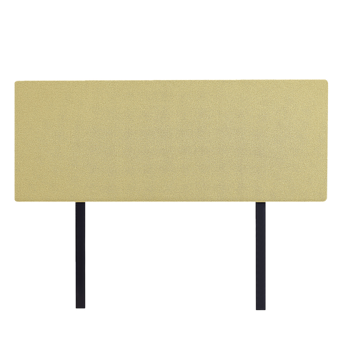 Palermo Linen Fabric Double Bed Deluxe Headboard Bedhead Sulfur Yellow Headboards & Footboards