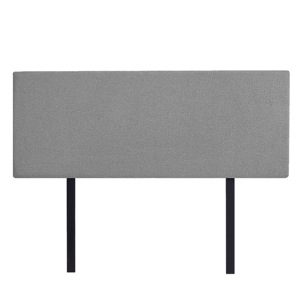 Palermo Linen Fabric Double Bed Deluxe Headboard Bedhead Night Ash Headboards & Footboards