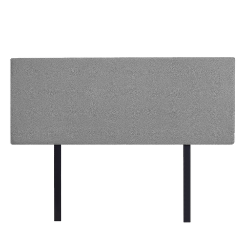 Palermo Linen Fabric Double Bed Deluxe Headboard Bedhead Night Ash Headboards & Footboards