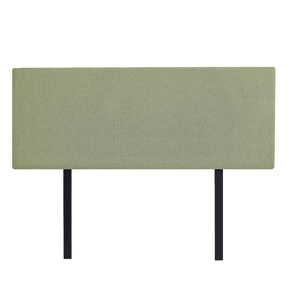 Palermo Linen Fabric Queen Bed Deluxe Headboard Bedhead Olive Green Headboards & Footboards