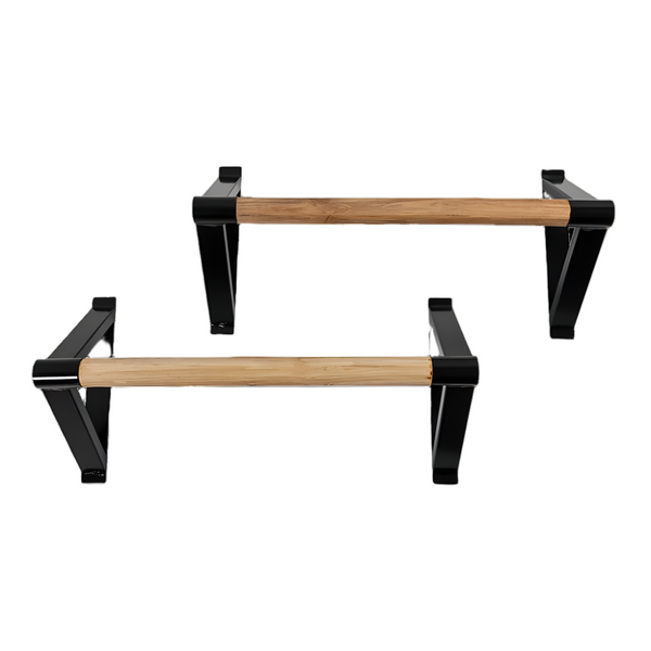 Randy & Travis Machinery Premium Parallette Pair Gymnastics Push Up Bars Push Up Stands