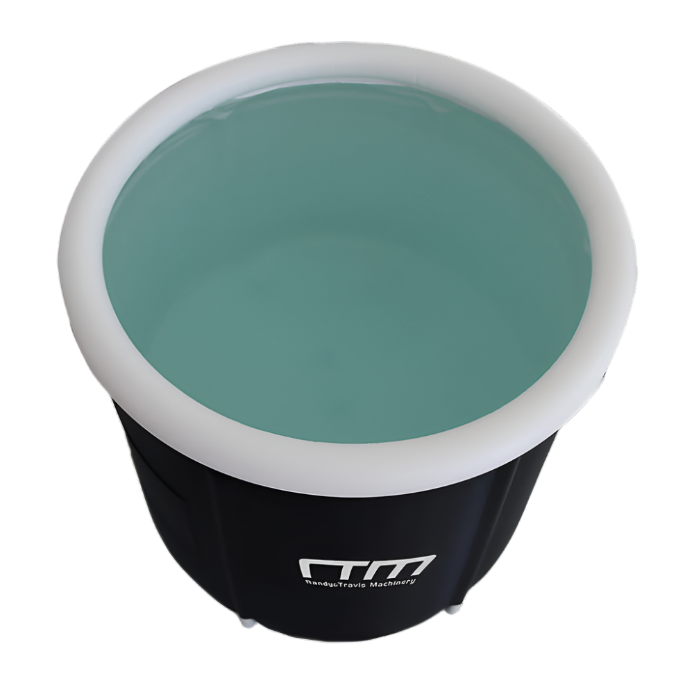 Randy & Travis Machinery Premium Portable Ice Bath Inflatable Foldable Cold Water Therapy Baths