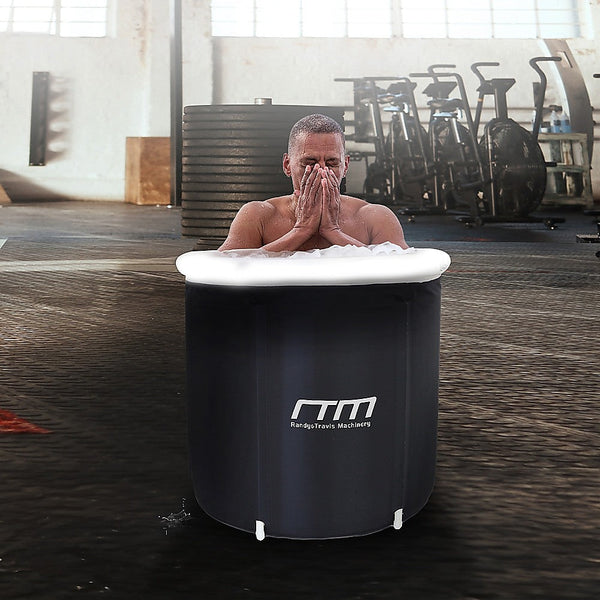 Randy & Travis Machinery Premium Portable Ice Bath Inflatable Foldable Cold Water Therapy Baths