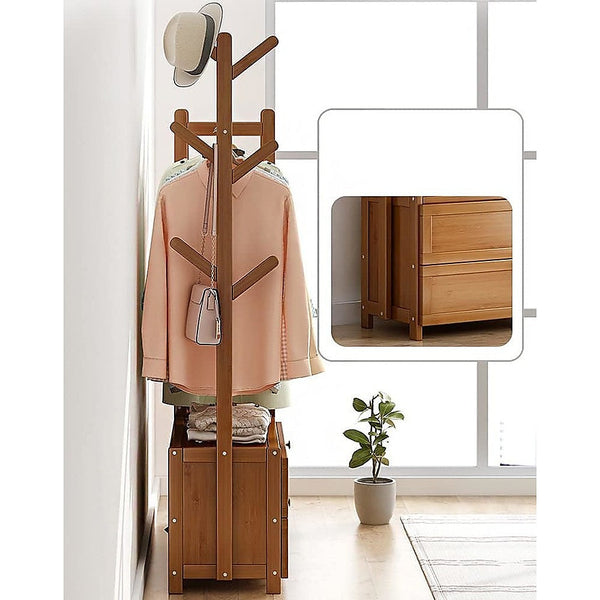 Randy & Travis Machinery 70Cm Clothes Rack Stand Storage Shelves Modern Coat Tree Garment Racks