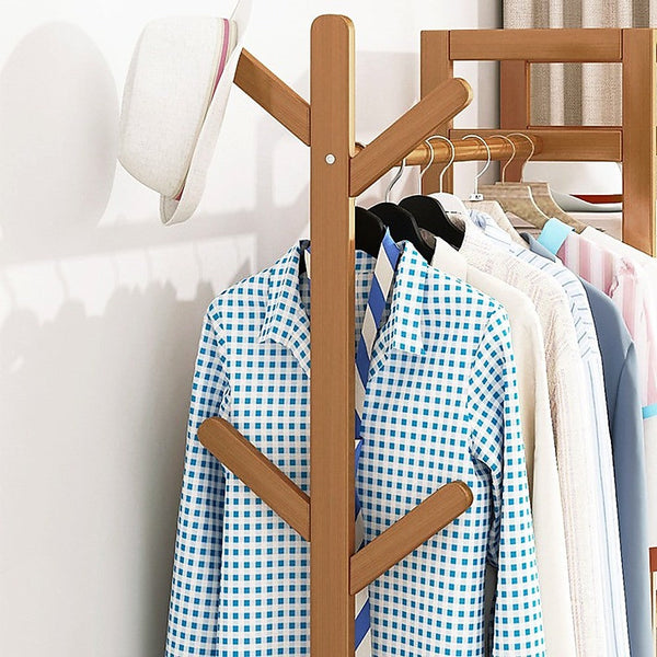 Randy & Travis Machinery 70Cm Clothes Rack Stand Storage Shelves Modern Coat Tree Garment Racks