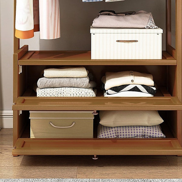 Randy & Travis Machinery 70Cm Clothes Rack Stand Storage Shelves Modern Coat Tree Garment Racks