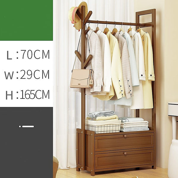 Randy & Travis Machinery 70Cm Clothes Rack Stand Storage Shelves Modern Coat Tree Garment Racks