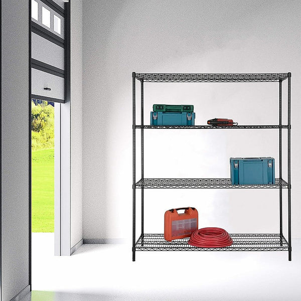 Palermo Modular Wire Storage Shelf 1500 X 600 1800Mm Steel Shelving Tool Shelving & Racking Systems