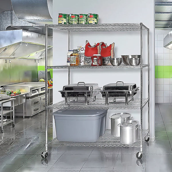 Palermo Modular Wire Storage Shelf 1500 X 600 1800Mm Steel Shelving Tool Shelving & Racking Systems