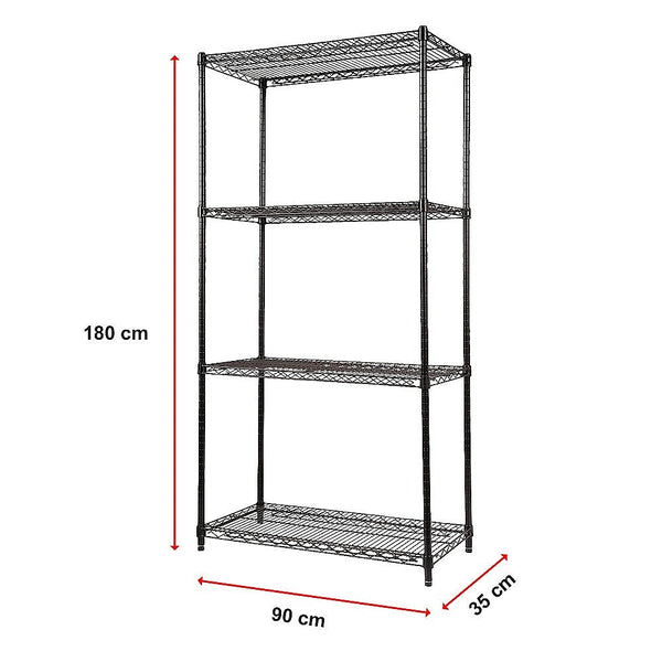 Palermo Modular Wire Storage Shelf 900 X 350 1800Mm Steel Shelving Tool Shelving & Racking Systems