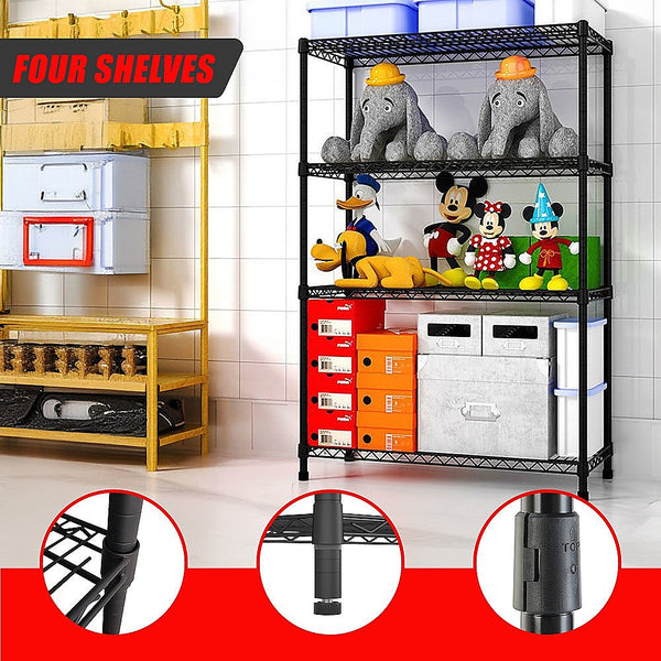 Palermo Modular Wire Storage Shelf 900 X 350 1800Mm Steel Shelving Tool Shelving & Racking Systems