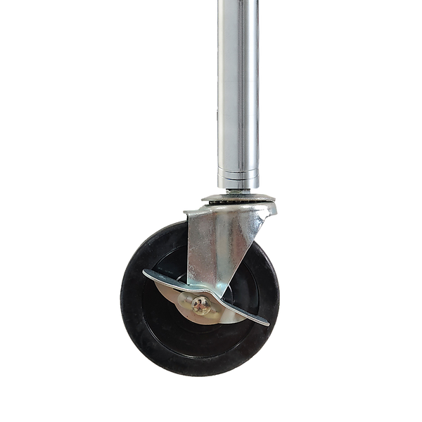 Palermo Modular Wire Storage Shelf 1500 X 450 1920Mm Steel Shelving With Wheels Wall Shelves