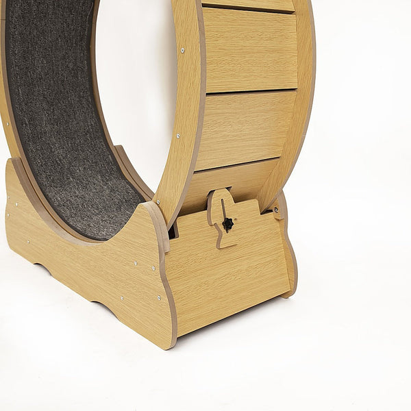 Cat Running Wheel W/ Carpet Runway Exercise For Fitness Treadmill Cat Toys