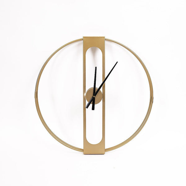 Gold Clover Metal Wall Clock Wall Clocks