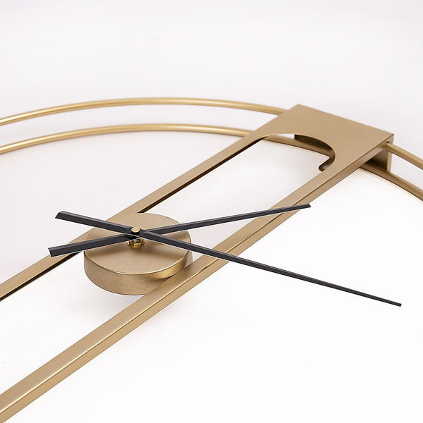 Gold Clover Metal Wall Clock Wall Clocks