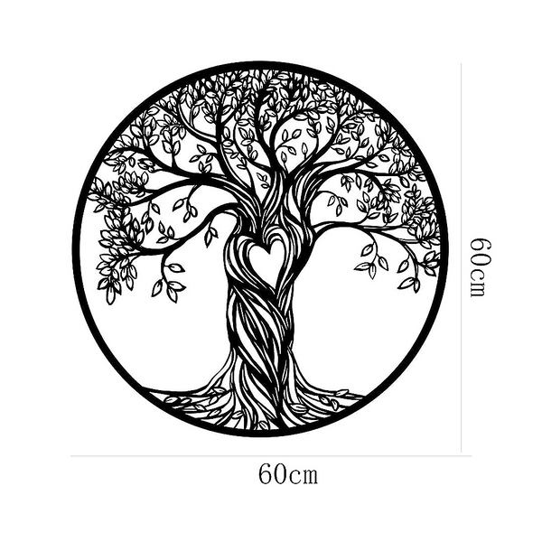 Randy & Travis Machinery Tree Life Wall Decoration Metal Sculpture Sculptures & Figurines