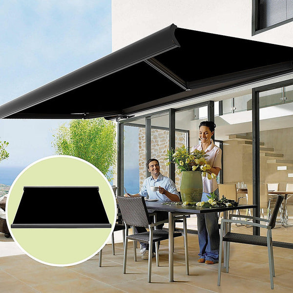 Bariloche 4.0M X 3.0M Retractable Folding Arm Awning Heavy Duty Full Cassette Motorised Awning & Canopy Parts