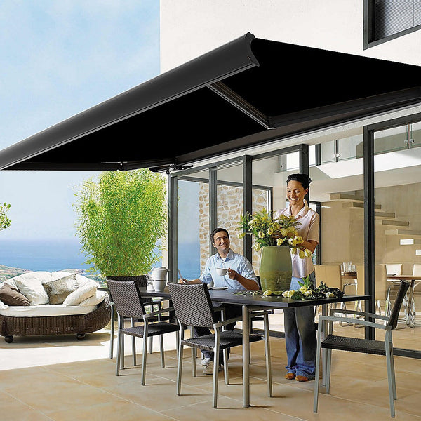 Bariloche 5.0M X 3.0M Retractable Folding Arm Awning Heavy Duty Full Cassette Motorised Awning & Canopy Parts