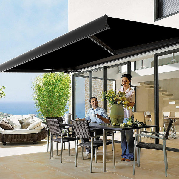 Bariloche 5.5M X 3.0M Retractable Folding Arm Awning Heavy Duty Full Cassette Motorised Awning & Canopy Parts