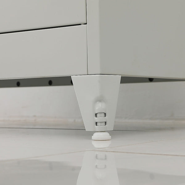 Randy & Travis Machinery Two Door Metal Cabinet Shelf Storage For Home Office Gym Tool Cabinets & Cupboards