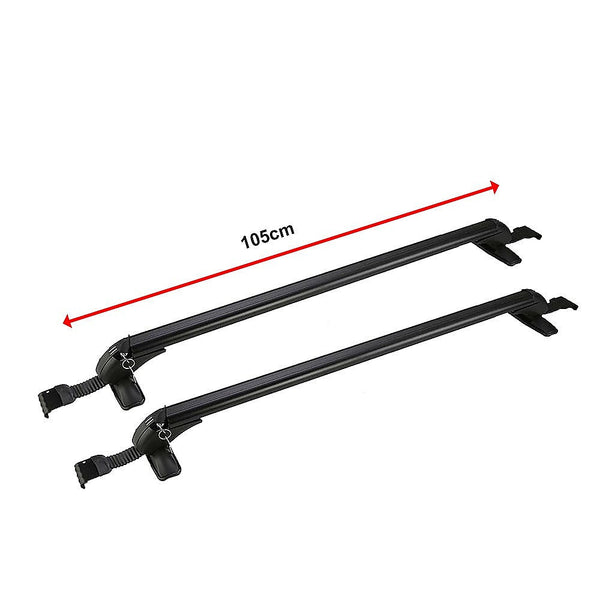 Bariloche Lockable Aluminium Car Roof Rack Bars Without Rail Anti Theft Luggage Carrier Roof Racks