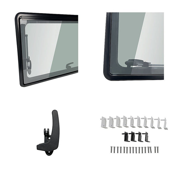 Randy & Travis Machinery Rv Camper Van Hinged Push Out Motorhome Exit 900Mm X 500Mm Caravan Parts Accessories