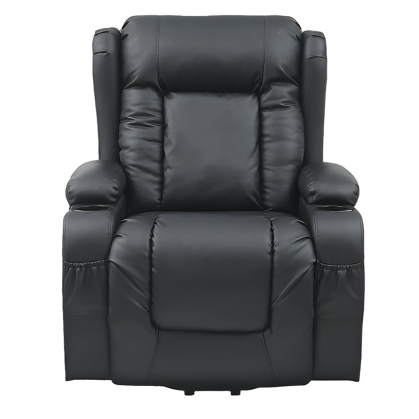 Palermo Lift Heated Leather Recliner Electric Massage Chair With Usb Port Electric Massage Chairs