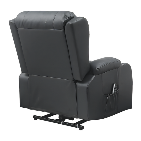 Palermo Lift Heated Leather Recliner Electric Massage Chair With Usb Port Electric Massage Chairs