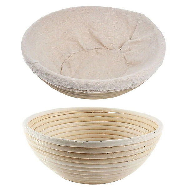 Randy & Travis Machinery 2 X 9" Sourdough Bread Proofing Set Making Kit Round Bowls Other Baking Accessories