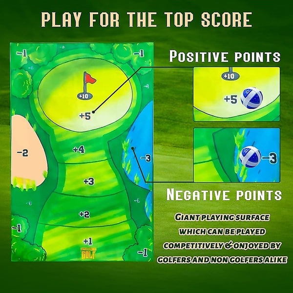 Randy & Travis Machinery Casual Indoor Golf Putting Practice Set Party Game Mats Nets Cages & Mats