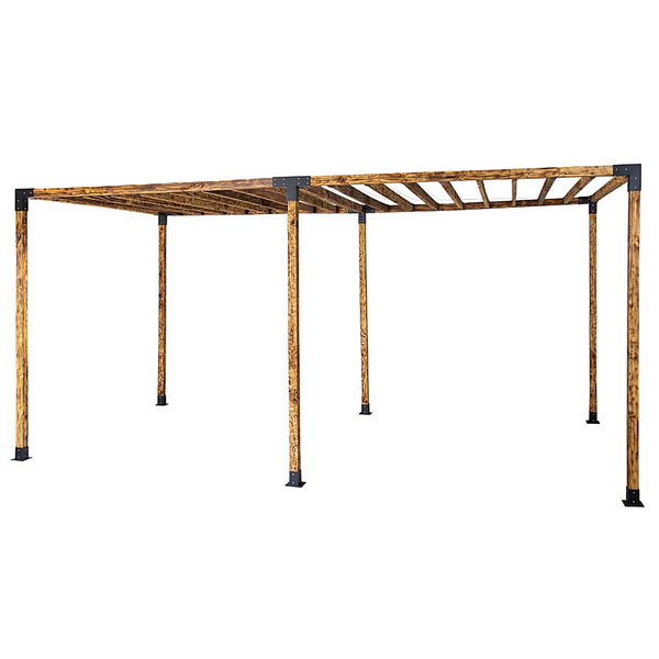 Randy & Travis Machinery Roof Pergola Gazebo Shed Matte Black Steel Brackets Diy Kits Gazebos & Pergolas