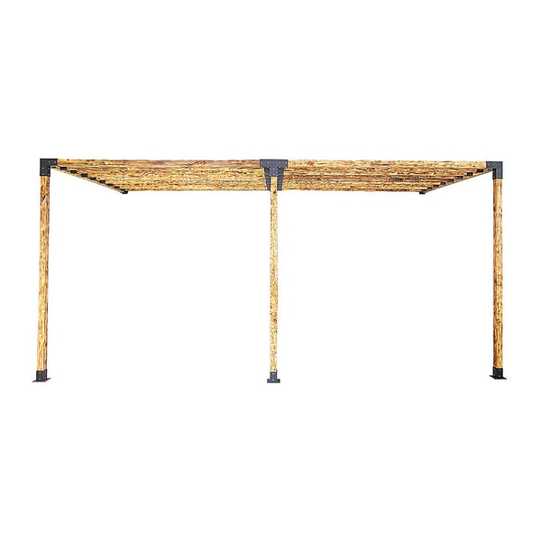 Randy & Travis Machinery Roof Pergola Gazebo Shed Matte Black Steel Brackets Diy Kits Gazebos & Pergolas