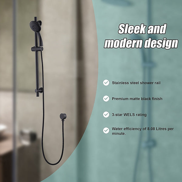 Hand Held Shower Rail Soap Dish Bathroom Set Shower Heads & Combos