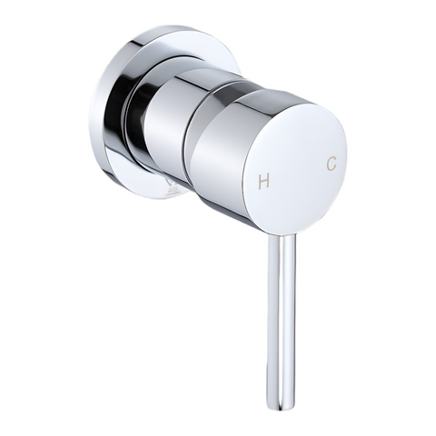 Della Francesca Single Round Shower Bath Mixer Tap Bathroom Shower Taps & Thermostats