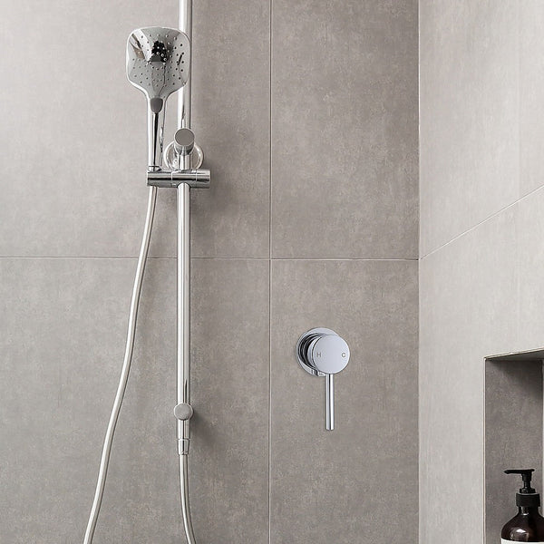Della Francesca Single Round Shower Bath Mixer Tap Bathroom Shower Taps & Thermostats