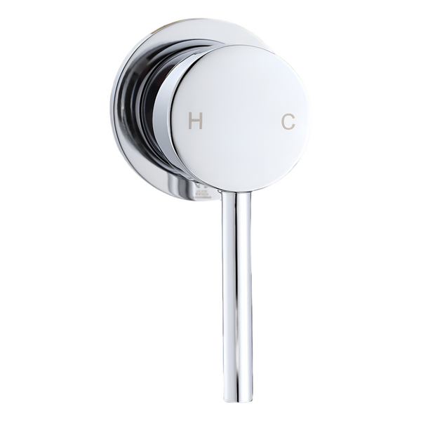 Della Francesca Single Round Shower Bath Mixer Tap Bathroom Shower Taps & Thermostats