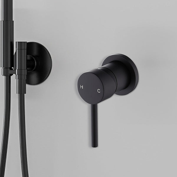 Della Francesca Single Round Shower Bath Mixer Tap Bathroom Watermark Shower Taps & Thermostats