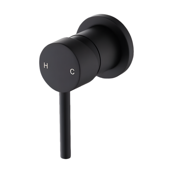 Della Francesca Single Round Shower Bath Mixer Tap Bathroom Watermark Shower Taps & Thermostats