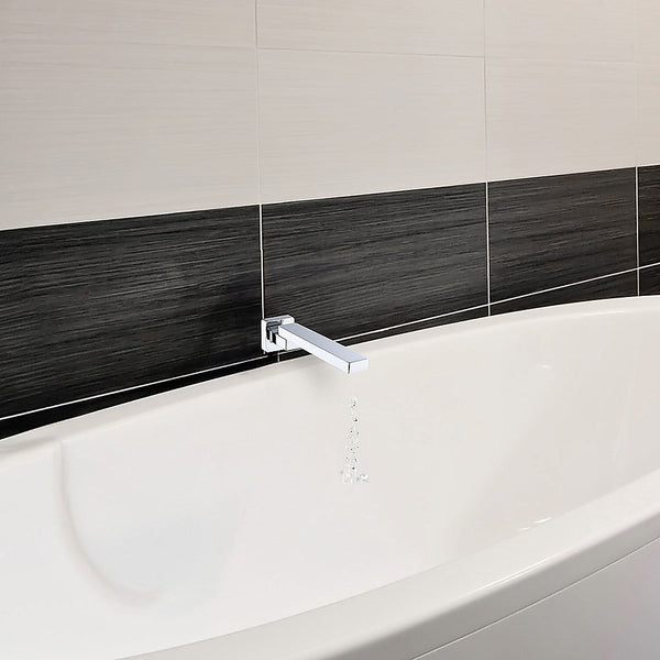 Della Francesca Bath In Wall Swivel Spout Polished Chrome Finish Shower Taps & Thermostats