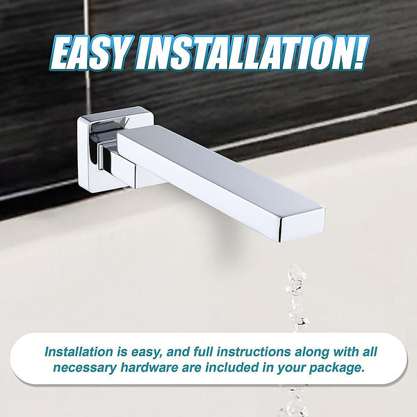 Della Francesca Bath In Wall Swivel Spout Polished Chrome Finish Shower Taps & Thermostats