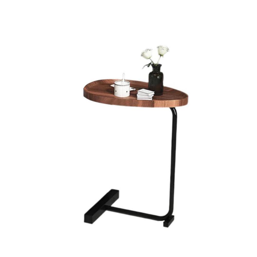 Randy & Travis Machinery Side Table For Living Room End Coffee Egg Shaped Top Side Tables