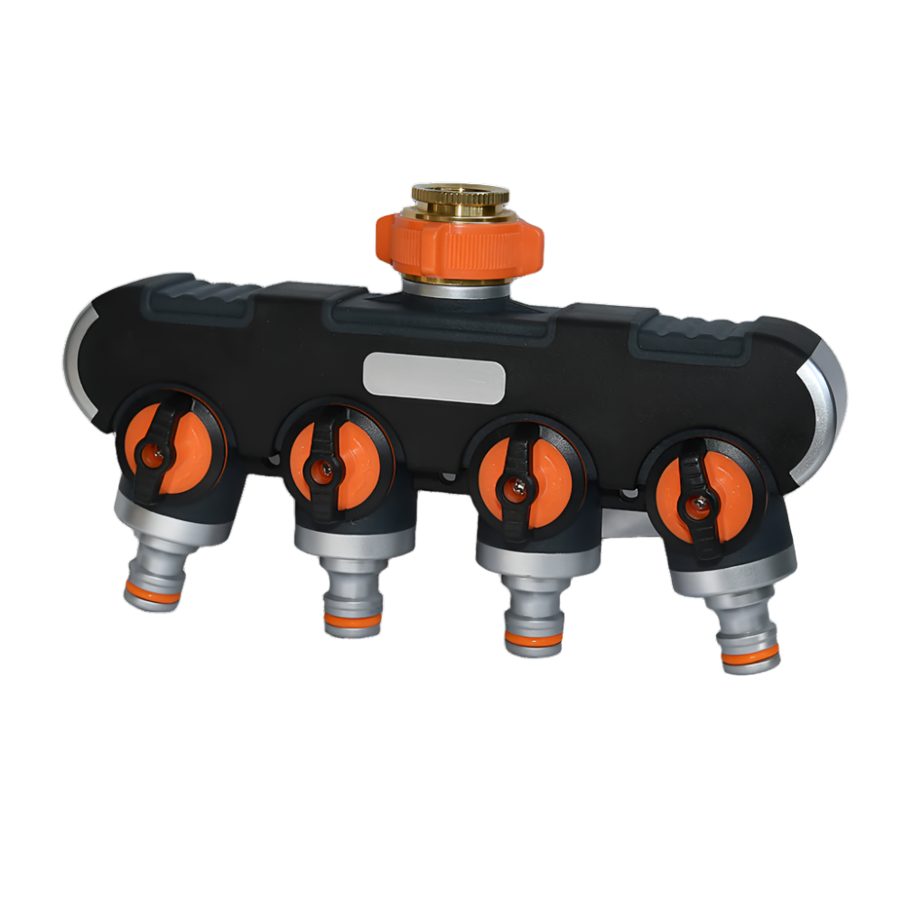 Randy & Travis Machinery 4 Way Water Distributor Garden Irrigation Connectors Valves & Accessories