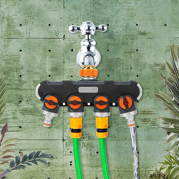 Randy & Travis Machinery 4 Way Water Distributor Garden Irrigation Connectors Valves & Accessories