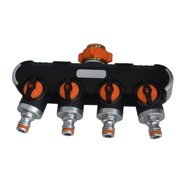 Randy & Travis Machinery 4 Way Water Distributor Garden Irrigation Connectors Valves & Accessories