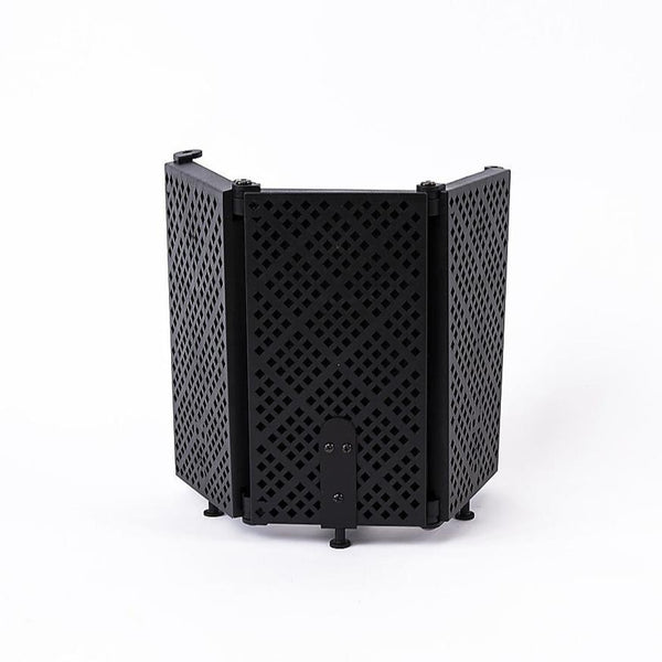 Randy & Travis Machinery 3 Panels Microphone Isolation Shield Sound Absorbing Foam Reflector Acoustic Treatments