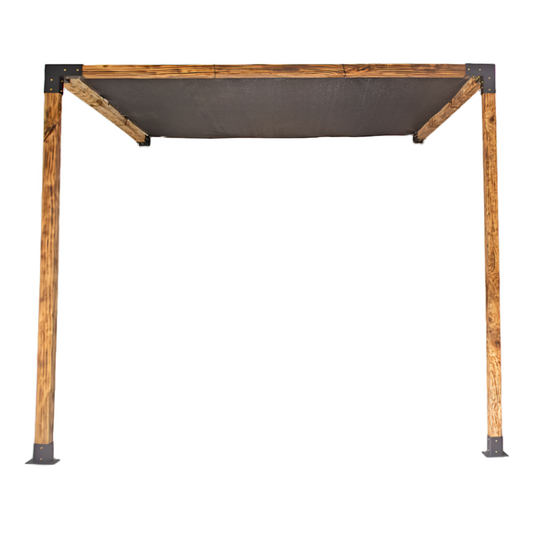 Randy & Travis Machinery Roof Pergola Gazebo Shed Matte Black Steel Brackets And Screen Diy Kits Gazebos & Pergolas