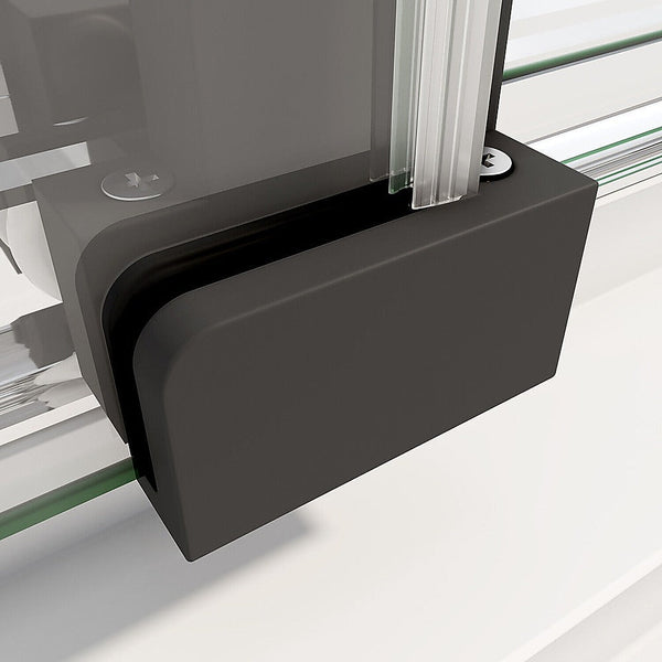 40Mm Adjustable Contemporary Corner Sliding Chrome Shower Screen 86X92cm Shower Doors