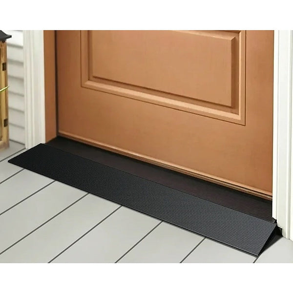 Randy & Travis Machinery Cuttable Threshold Ramp Rubber Wheelchair Solid 4 Cm Rise 90 Wide Mobility Access Ramps